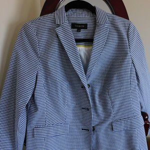 Talbots Gingham Blazer